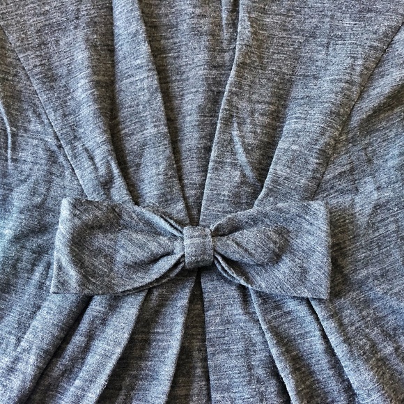 Milly of New York Wool Sweater Dress With Bow - Picture 2 of 7